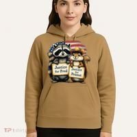 Justice For Peanut The Squirrel And Fred The Raccoon Hoodie thumb 5