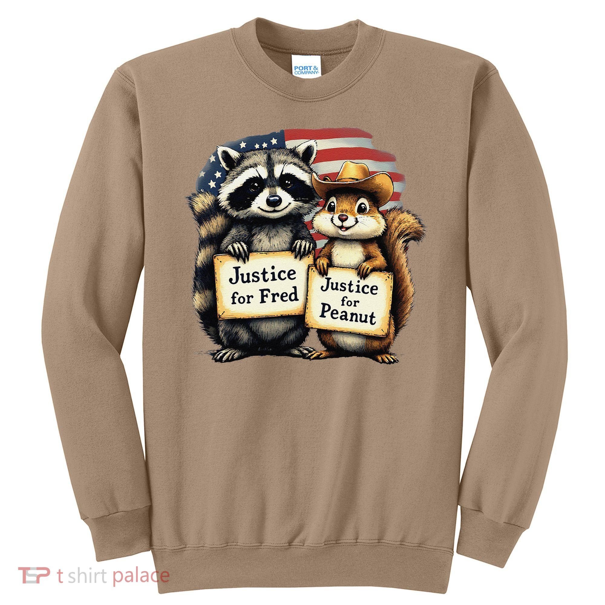 Justice For Peanut The Squirrel And Fred The Raccoon Sweatshirt