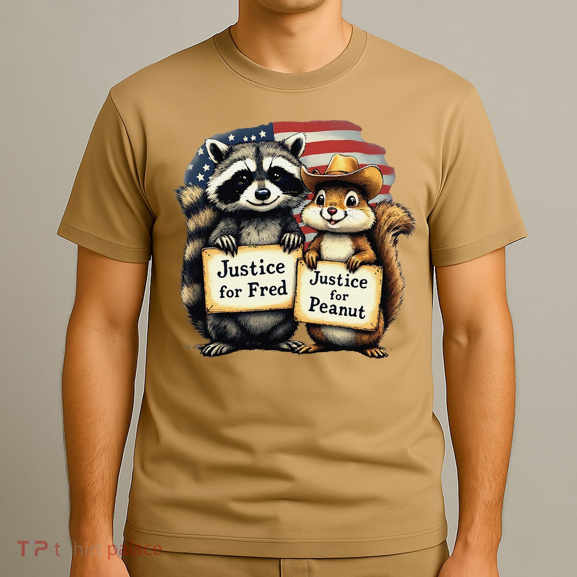 Justice For Peanut The Squirrel And Fred The Raccoon T-Shirt