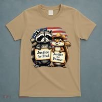 Justice For Peanut The Squirrel And Fred The Raccoon T-Shirt thumb 5