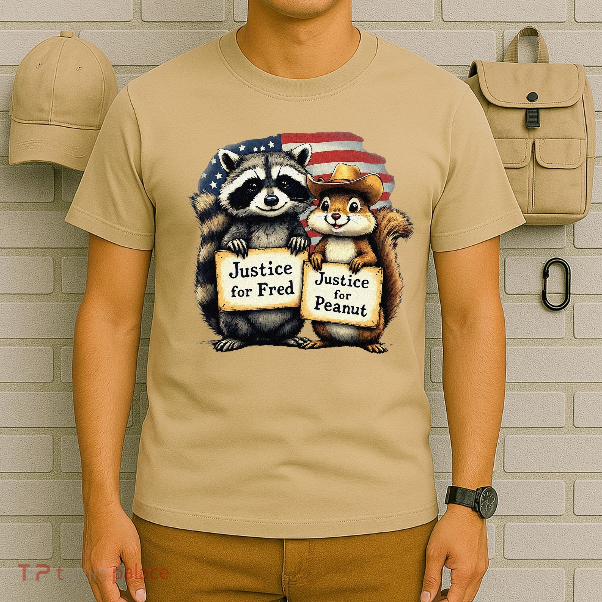 Justice For Peanut The Squirrel And Fred The Raccoon T-Shirt