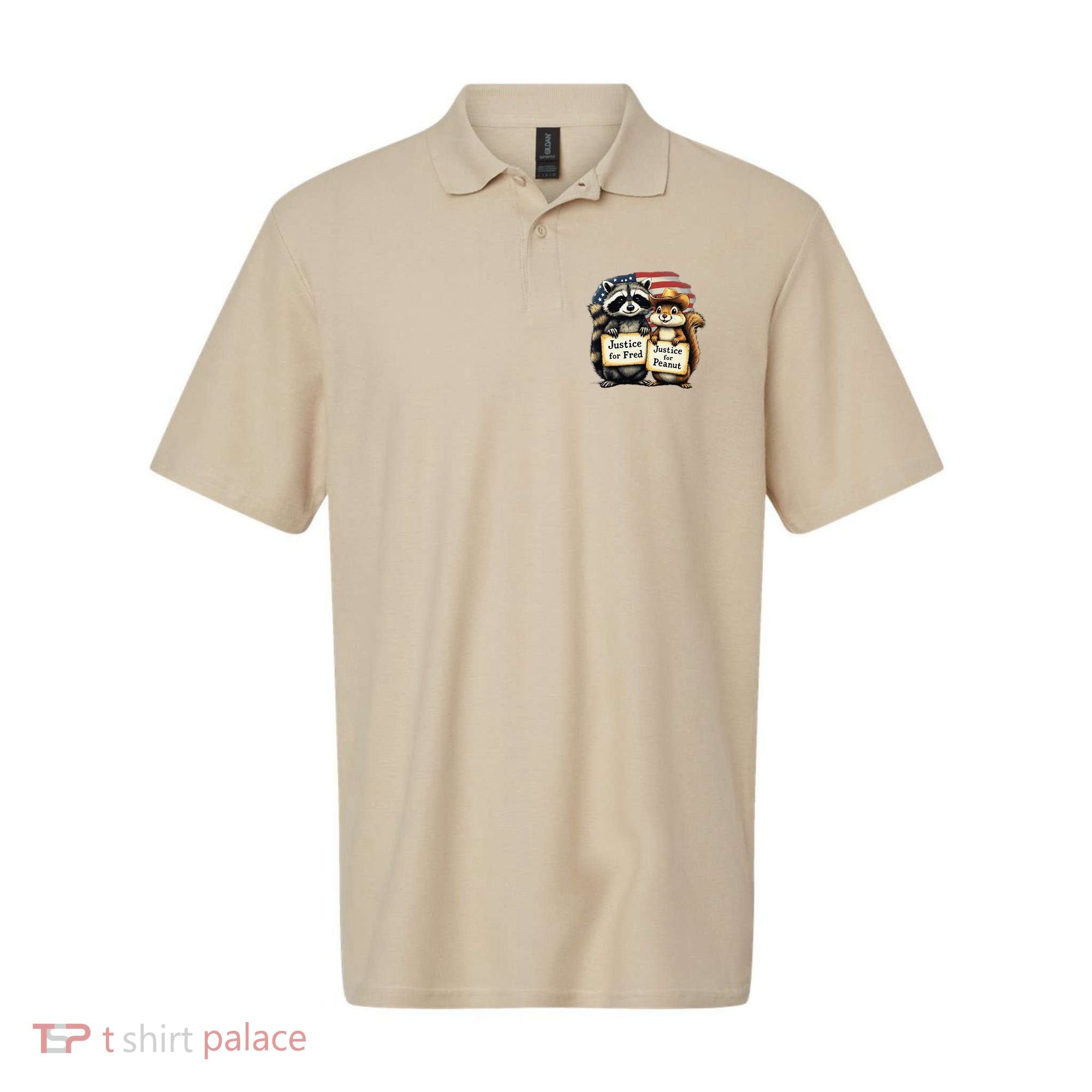 Justice For Peanut The Squirrel And Fred The Raccoon Polo