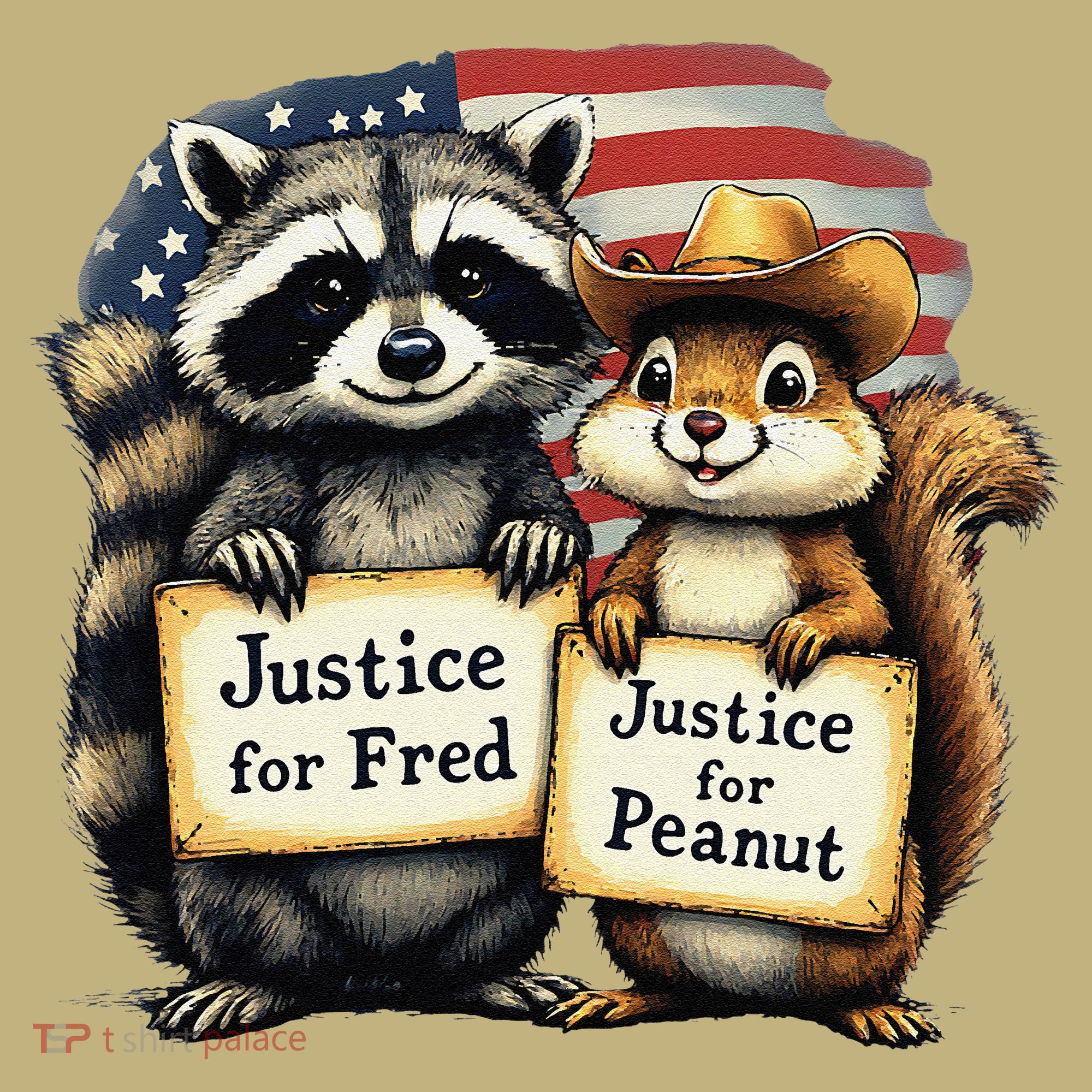 Justice For Peanut The Squirrel And Fred The Raccoon Polo
