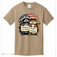 Justice For Peanut The Squirrel And Fred The Raccoon Kids T-Shirt thumb 0