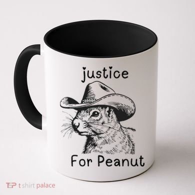 Justice For Peanut The Squirrel P地Ut Pnut Peanut Squirrel Coffee Mug