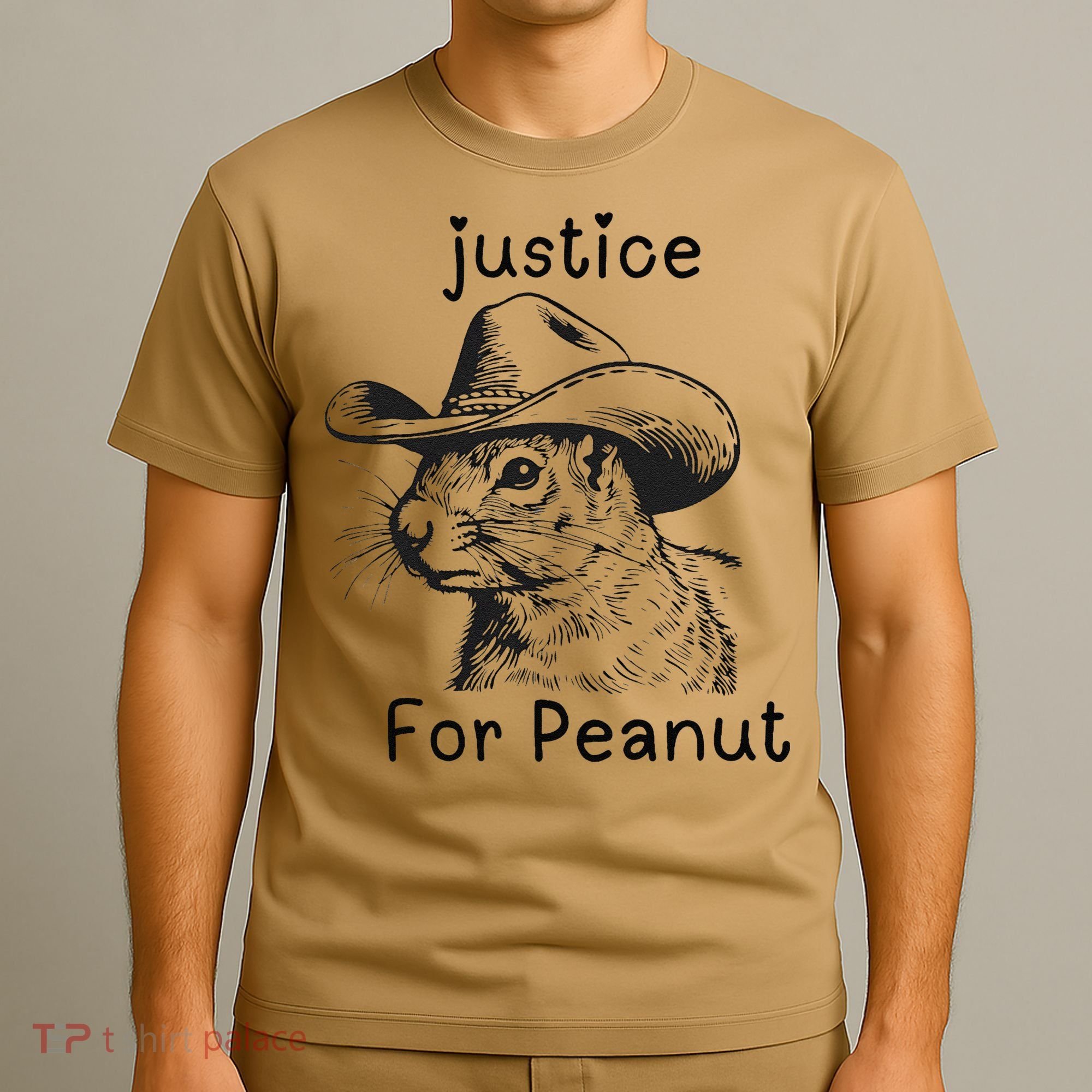 Justice For Peanut The Squirrel P地Ut Pnut Peanut Squirrel T-Shirt