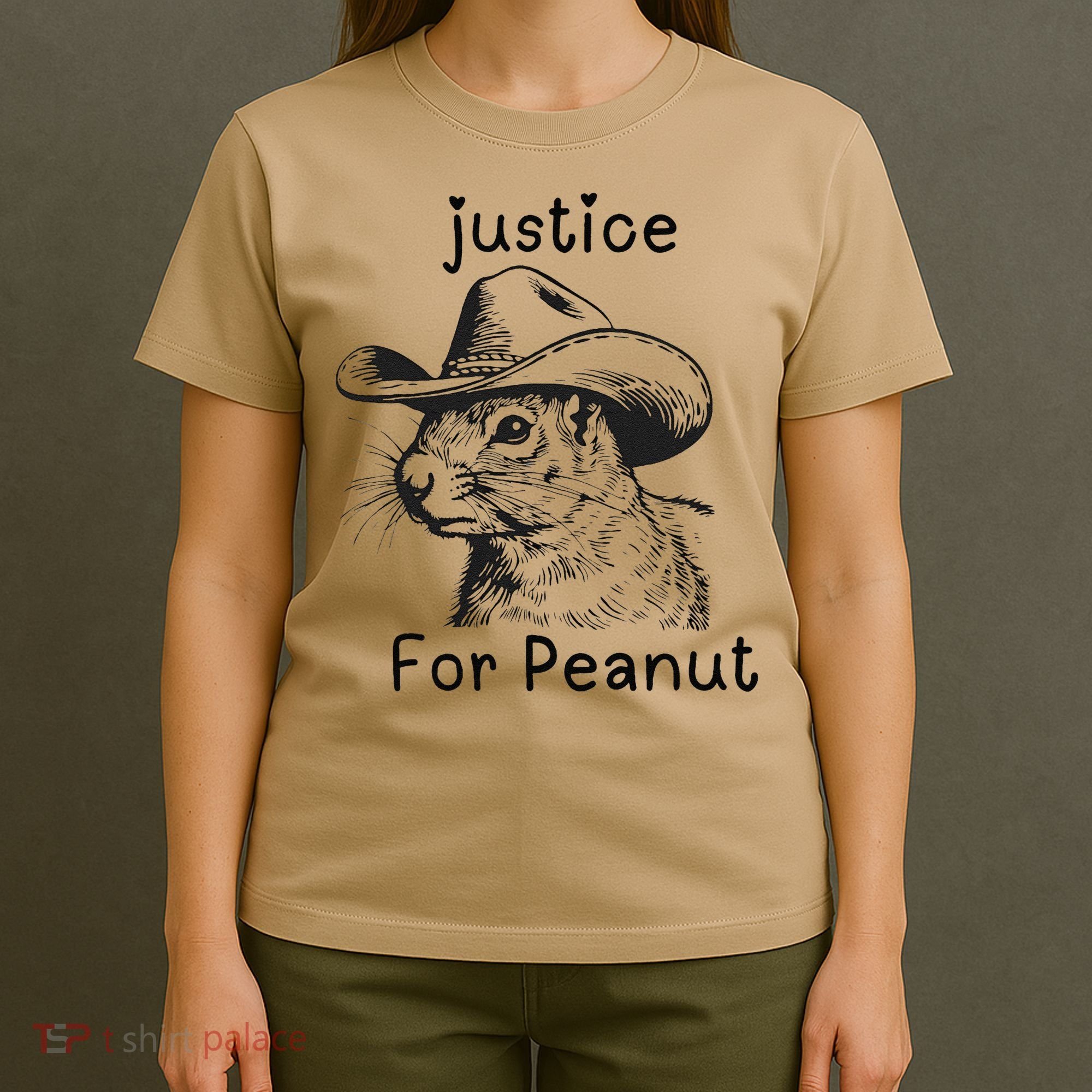 Justice For Peanut The Squirrel P地Ut Pnut Peanut Squirrel T-Shirt