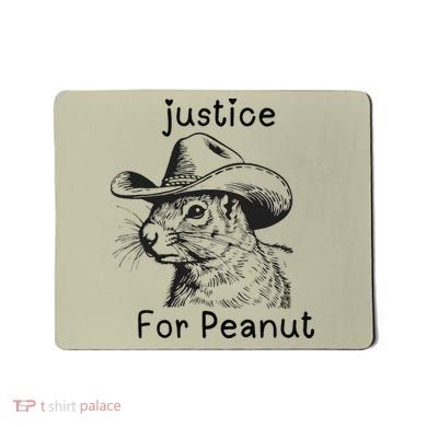 Justice For Peanut The Squirrel P地Ut Pnut Peanut Squirrel Mousepad