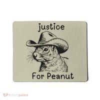 Justice For Peanut The Squirrel P地Ut Pnut Peanut Squirrel Mousepad thumb 0