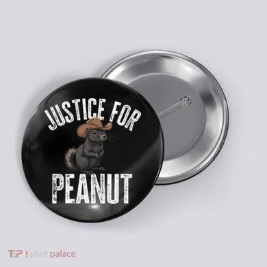 Justice For Peanut The Squirrel Peanut Squirrel Button