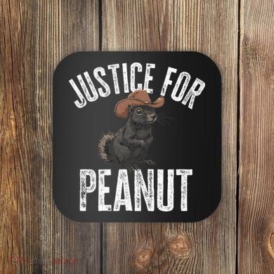 Justice For Peanut The Squirrel Peanut Squirrel Coaster
