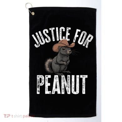 Justice For Peanut The Squirrel Peanut Squirrel Golf Towel