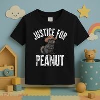 Justice For Peanut The Squirrel Peanut Squirrel Toddler T-Shirt thumb 3