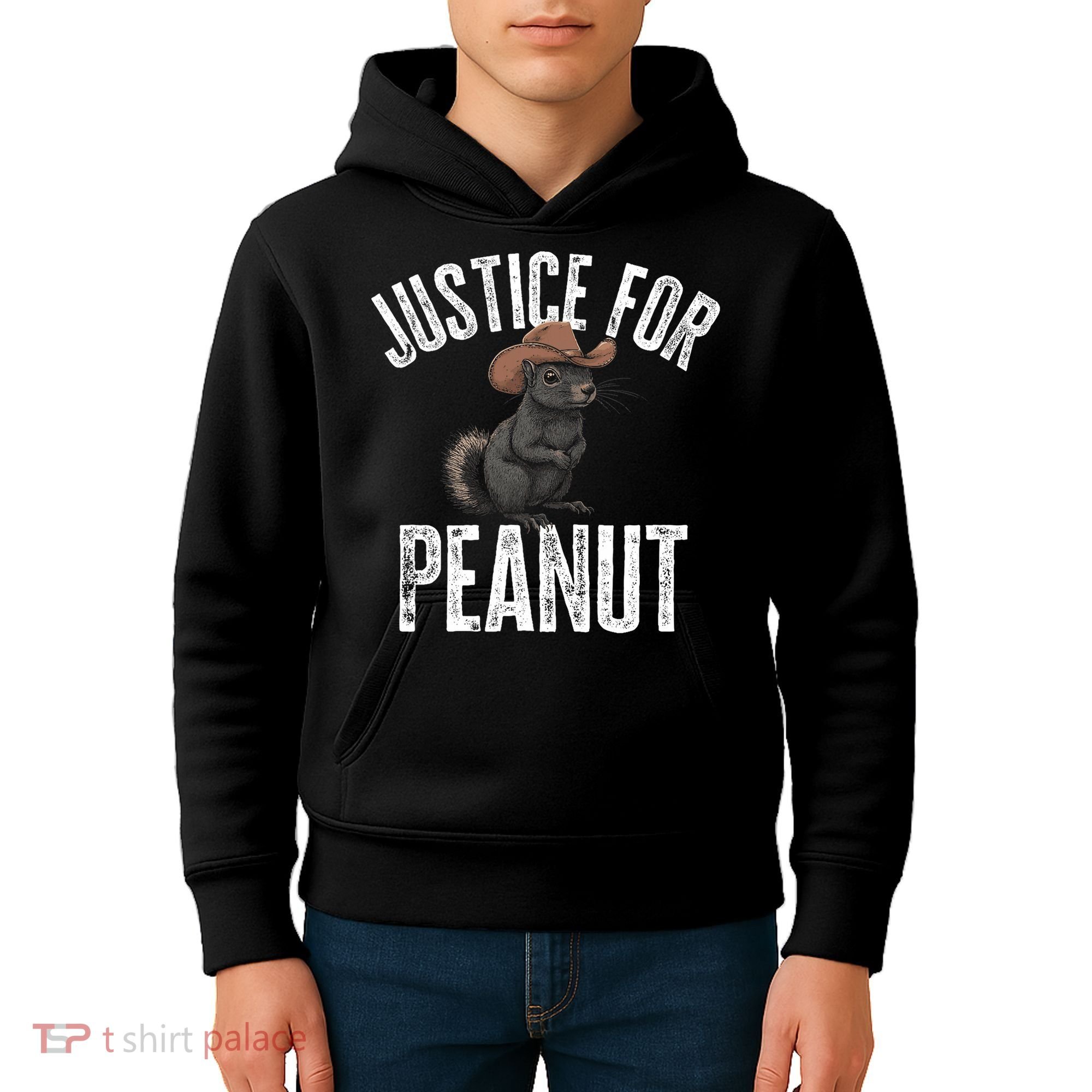 Justice For Peanut The Squirrel Peanut Squirrel Kids Hoodie