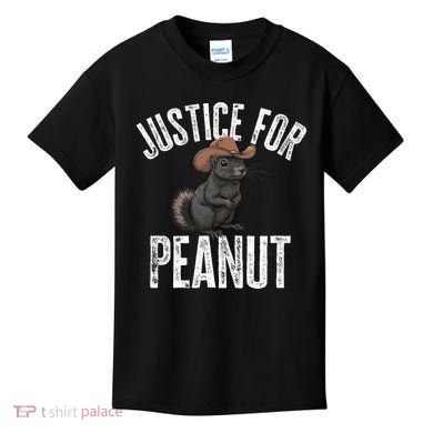 Justice For Peanut The Squirrel Peanut Squirrel Kids T-Shirt