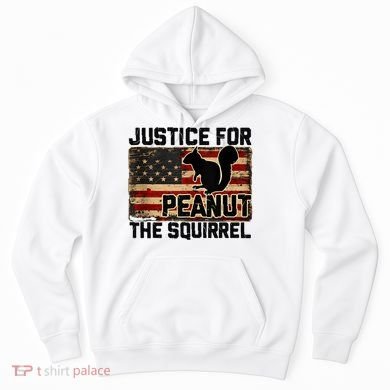 Justice For Peanut The Squirrel Vintage Usa Flag Hoodie