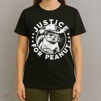 Justice For Peanut The Squirrel P’Nut Pnut Peanut Squirrel T-Shirt thumb 4