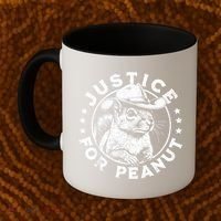 Justice For Peanut The Squirrel P’Nut Pnut Peanut Squirrel Coffee Mug thumb 2