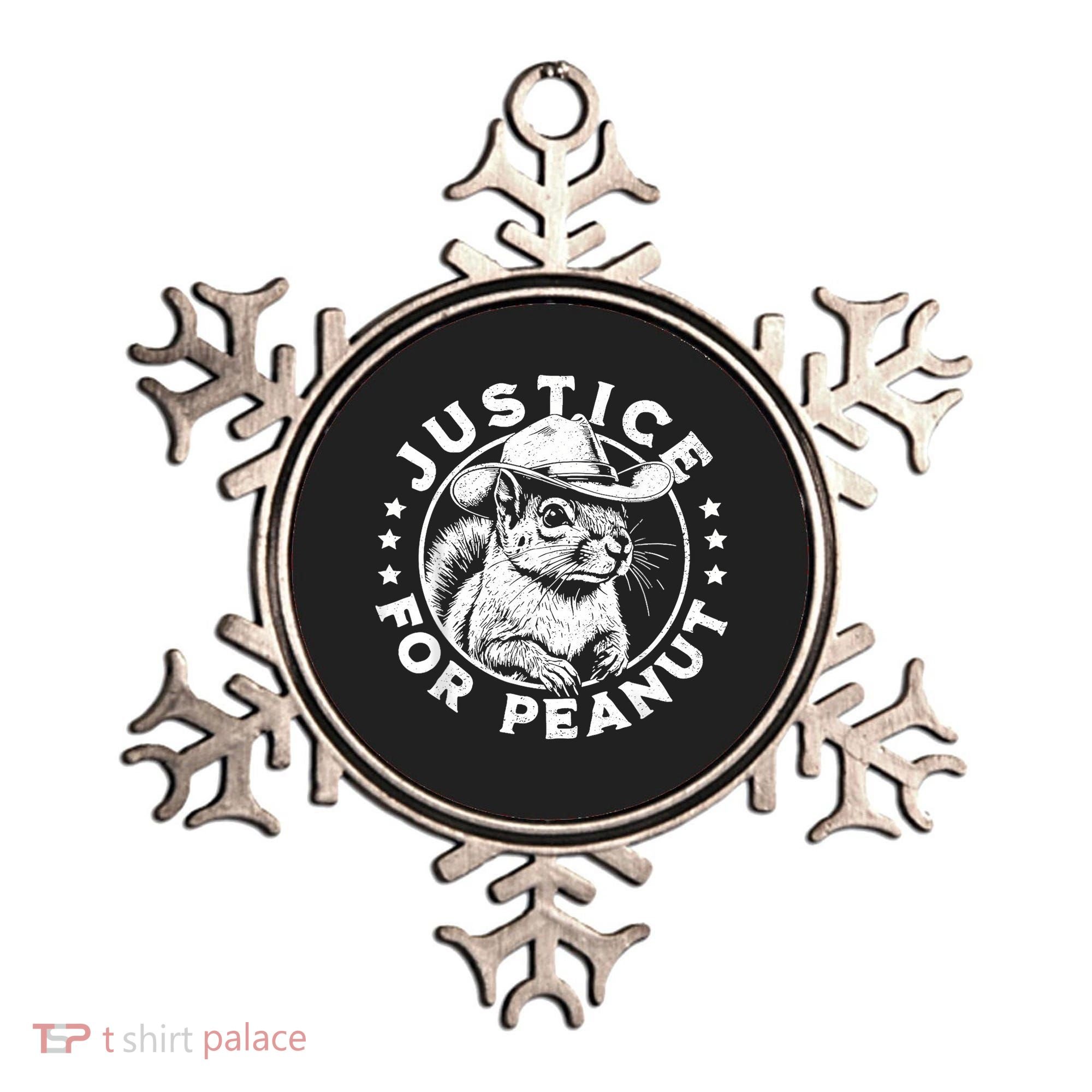 Justice For Peanut The Squirrel P’Nut Pnut Peanut Squirrel Ornament