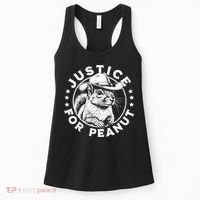 Justice For Peanut The Squirrel P’Nut Pnut Peanut Squirrel Women's Tank Top thumb 0