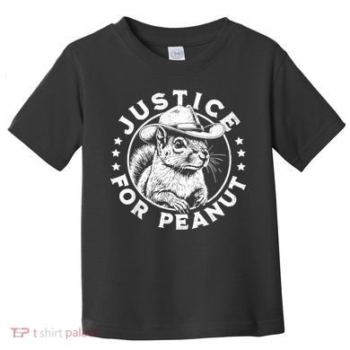 Justice For Peanut The Squirrel P’Nut Pnut Peanut Squirrel Toddler T-Shirt