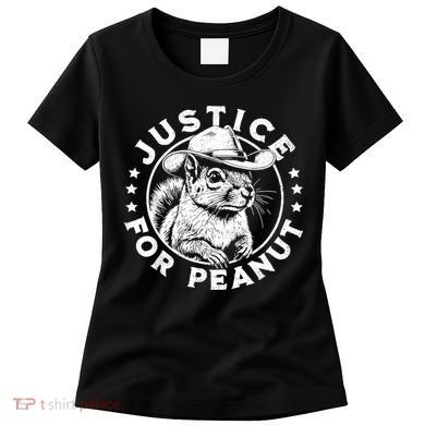 Justice For Peanut The Squirrel P’Nut Pnut Peanut Squirrel Women's T-Shirt