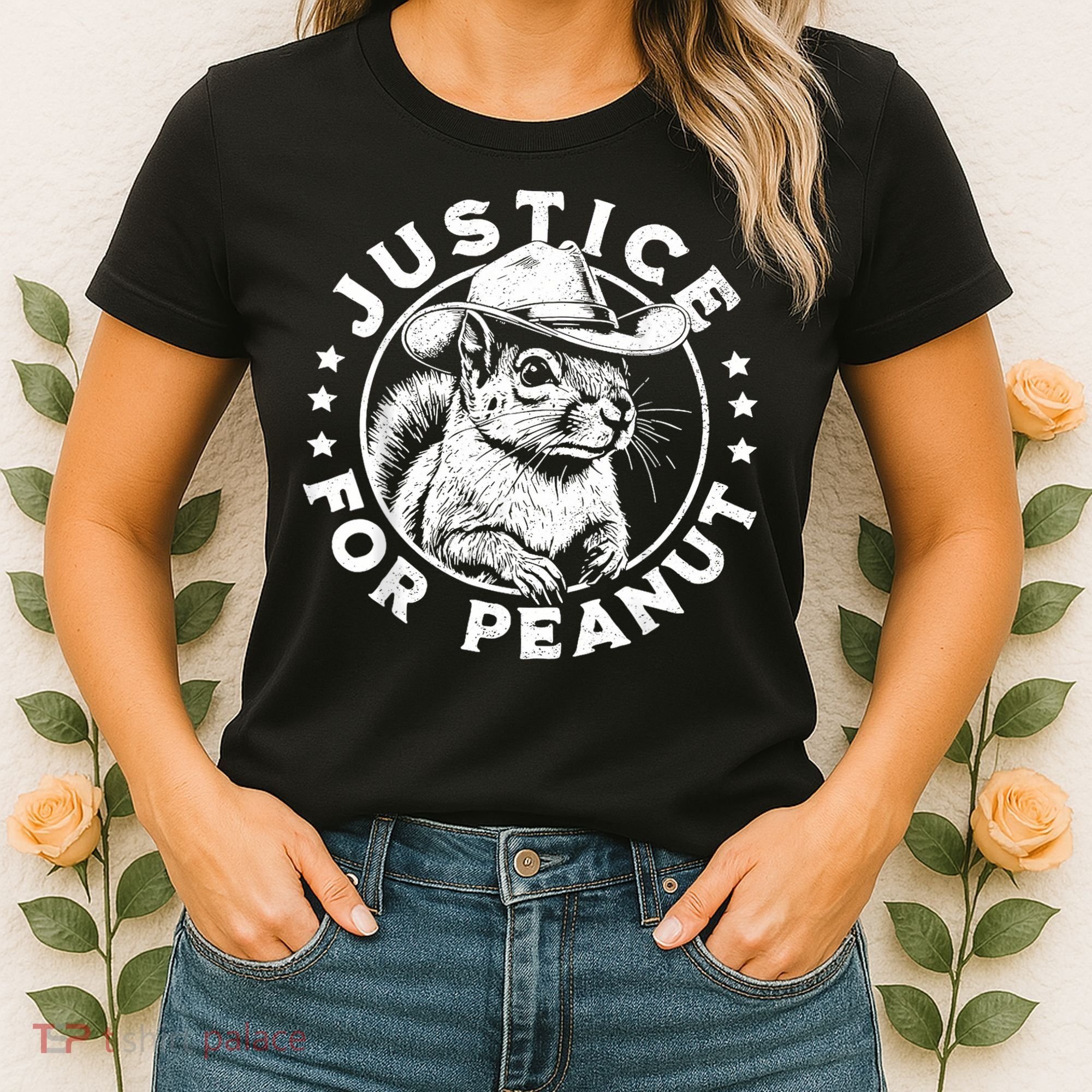 Justice For Peanut The Squirrel P’Nut Pnut Peanut Squirrel Women's T-Shirt