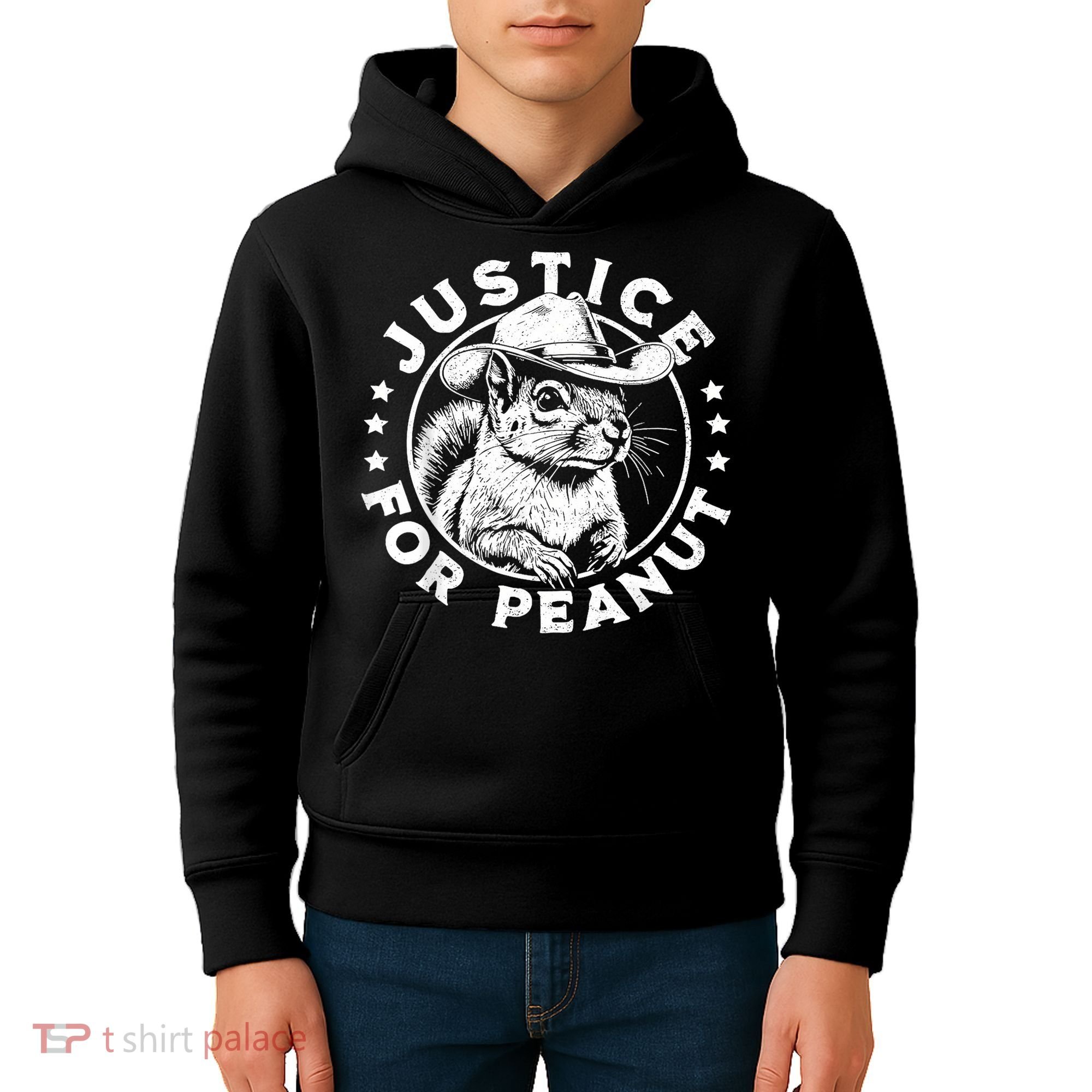 Justice For Peanut The Squirrel P’Nut Pnut Peanut Squirrel Kids Hoodie