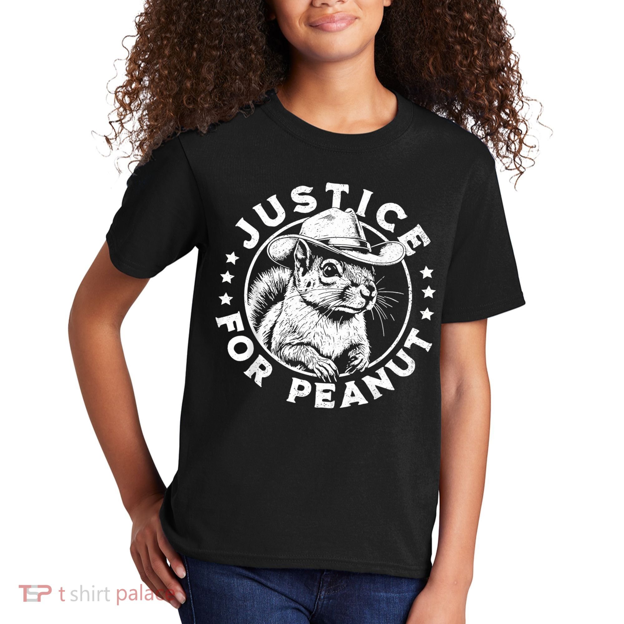 Justice For Peanut The Squirrel P’Nut Pnut Peanut Squirrel Kids T-Shirt