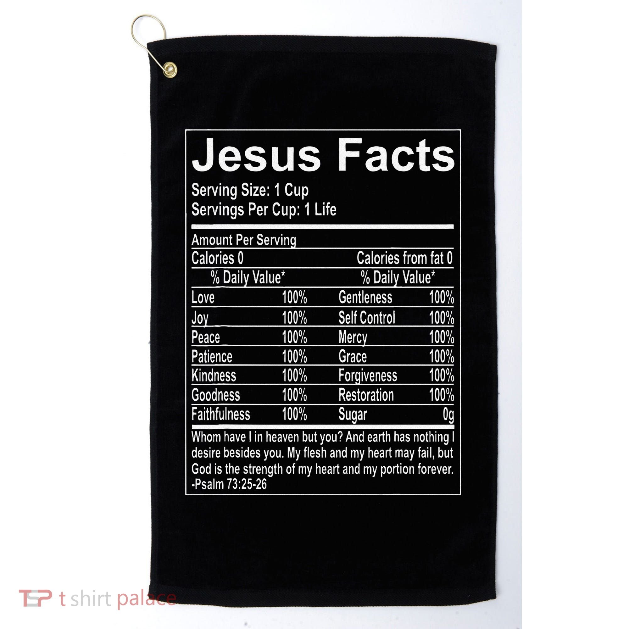 Jesus Facts Religious Studies Catholicism Golf Towel