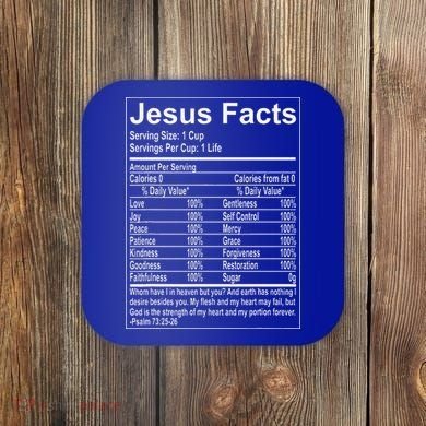 Jesus Facts Religious Studies Catholicism Coaster