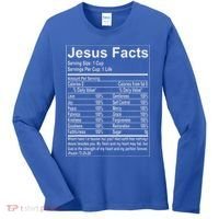 Jesus Facts Religious Studies Catholicism Women's Long Sleeve Shirt thumb 0