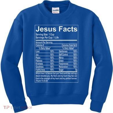 Jesus Facts Religious Studies Catholicism Kids Sweatshirt
