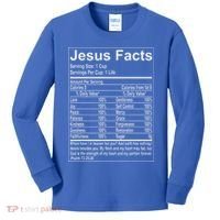 Jesus Facts Religious Studies Catholicism Kids Long Sleeve Shirt thumb 0