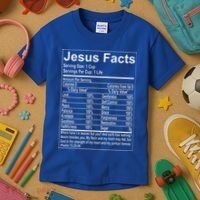 Jesus Facts Religious Studies Catholicism Kids T-Shirt thumb 3