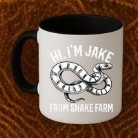 Jake From Snake Farm Rattlesnake Pit Funny Snake Coffee Mug thumb 2