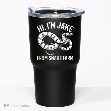 Jake From Snake Farm Rattlesnake Pit Funny Snake Tumbler