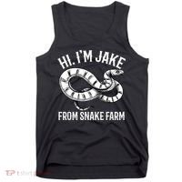 Jake From Snake Farm Rattlesnake Pit Funny Snake Tank Top thumb 0