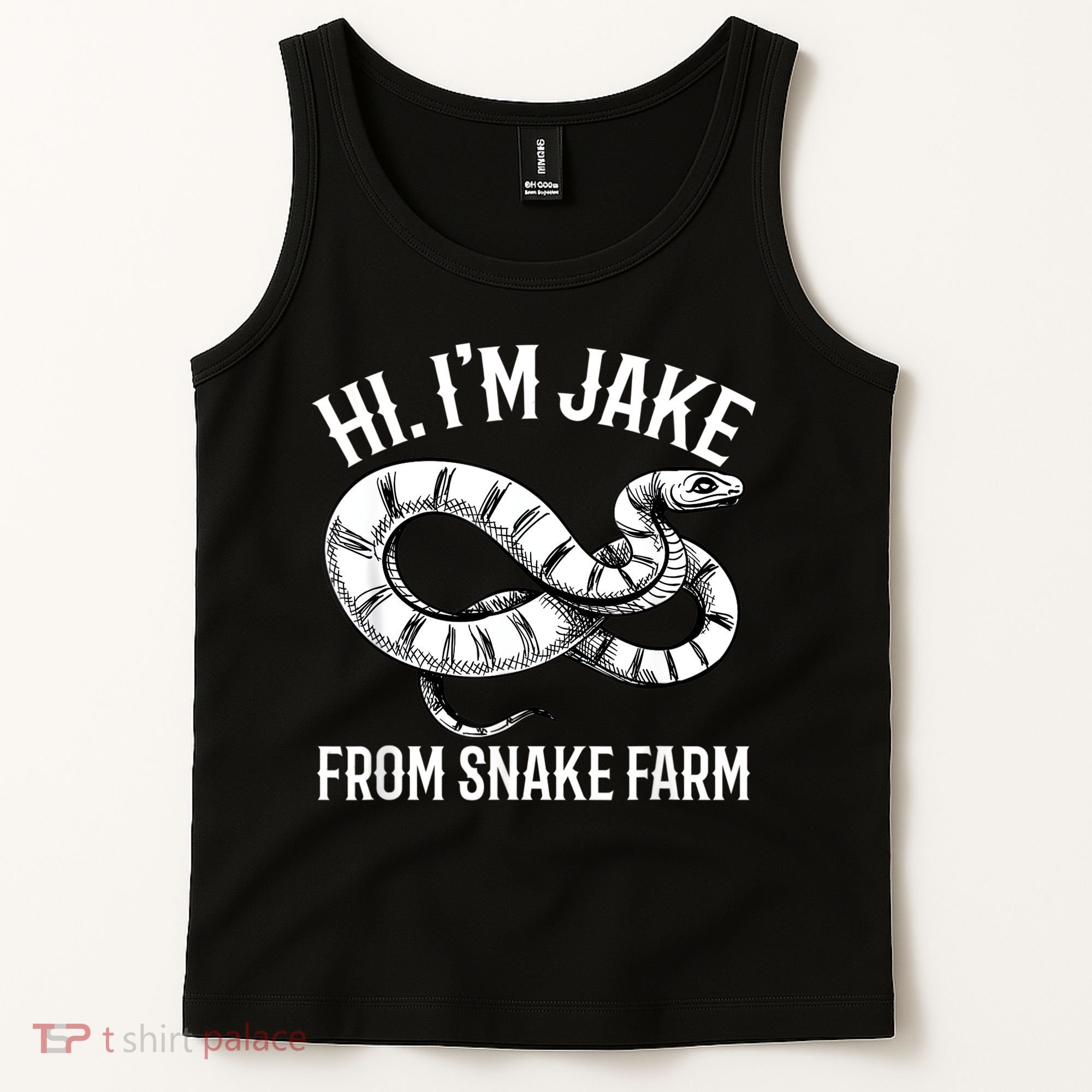 Jake From Snake Farm Rattlesnake Pit Funny Snake Tank Top