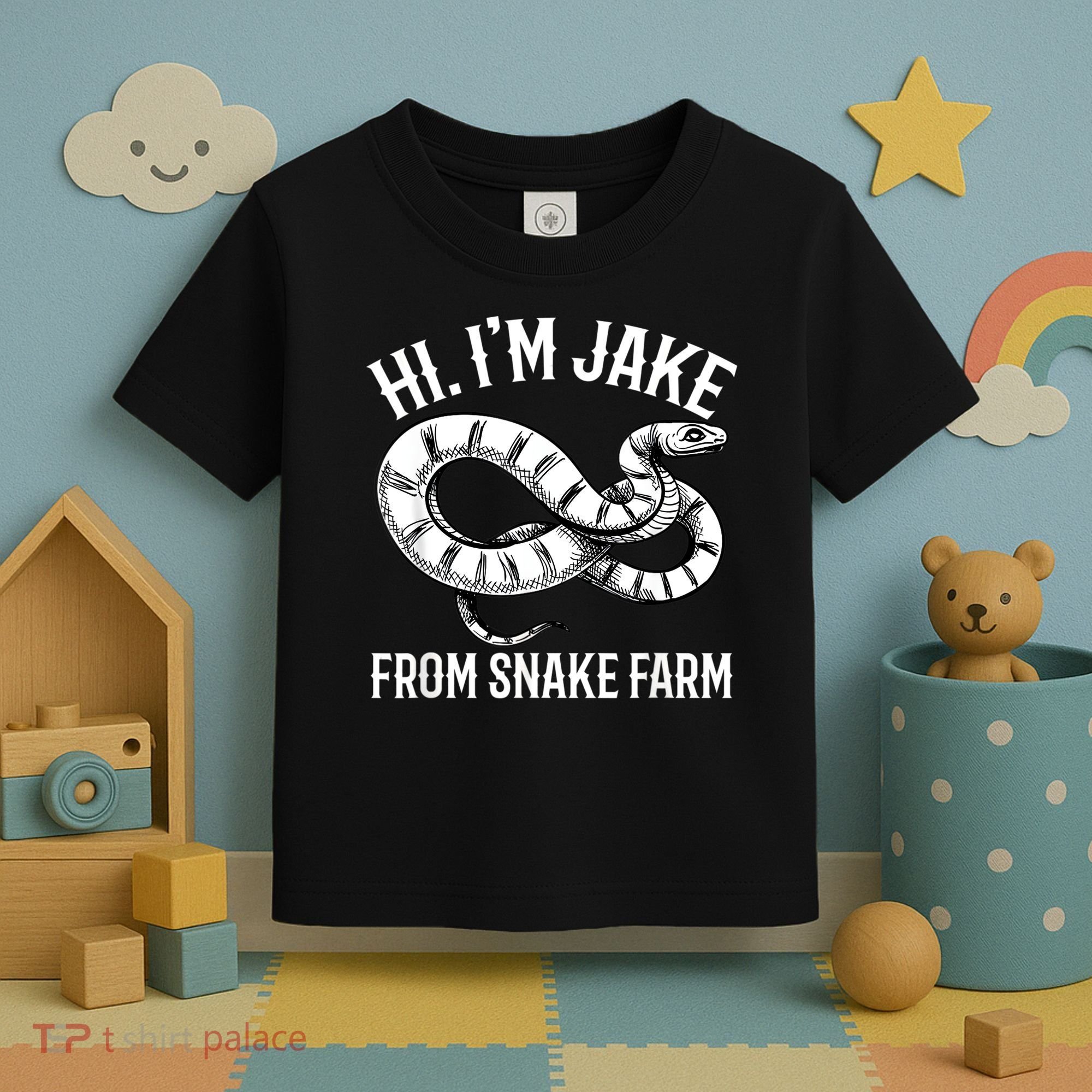 Jake From Snake Farm Rattlesnake Pit Funny Snake Toddler T-Shirt