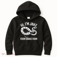 Jake From Snake Farm Rattlesnake Pit Funny Snake Kids Hoodie thumb 0