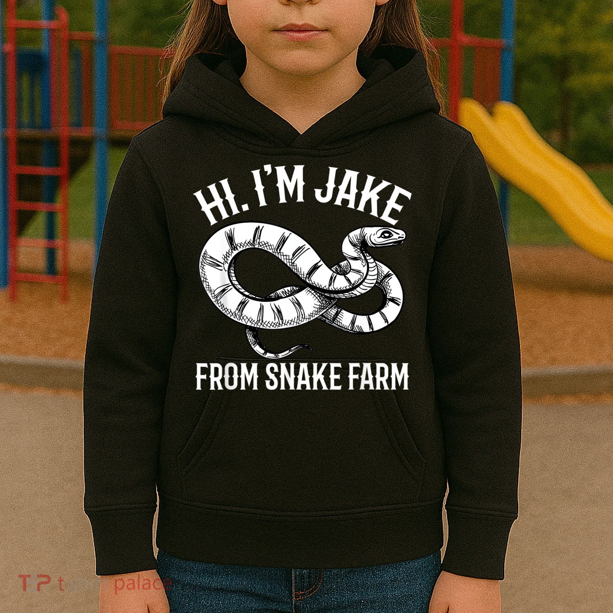 Jake From Snake Farm Rattlesnake Pit Funny Snake Kids Hoodie