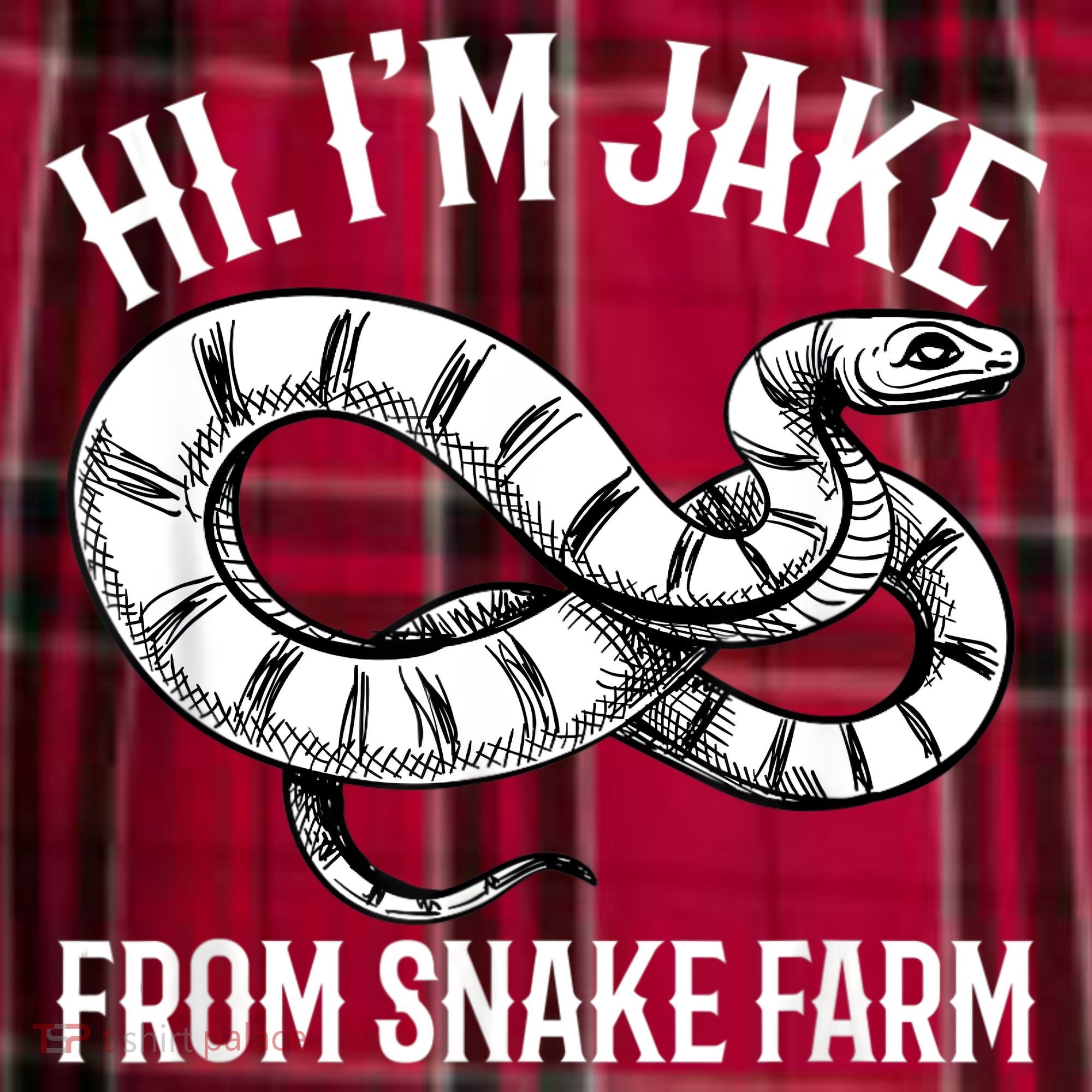 Jake From Snake Farm Rattlesnake Pit Funny Snake Women's Flannel Plaid Pajama Pants