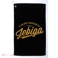 Jebiga Funny Serbian Bosnian Croatian Balkan Pride Slang Golf Towel thumb 0