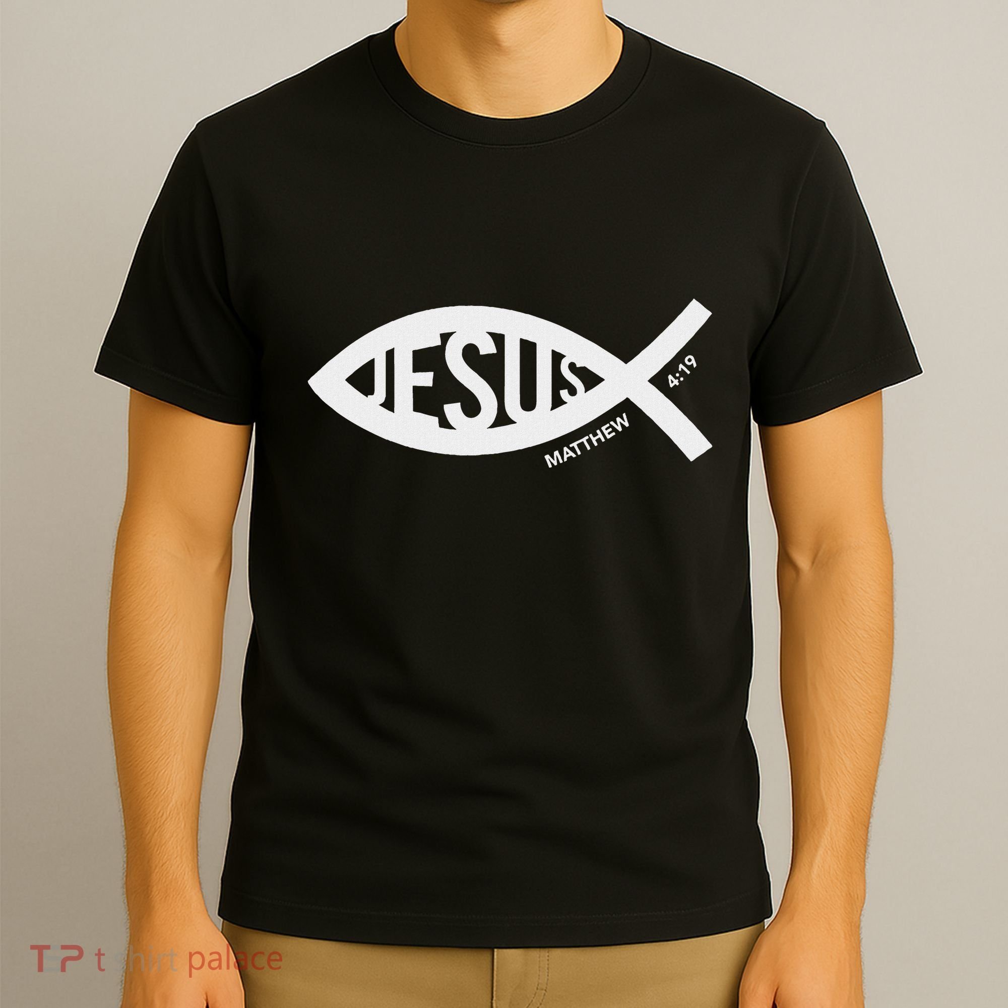 Jesus Fish Symbol Christian T-Shirt
