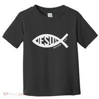 Jesus Fish Symbol Christian Toddler T-Shirt thumb 0