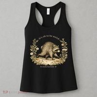 Jimothy From Seattle It’s OK To Be Weird Funny Raccoon Women's Tank Top thumb 3