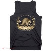 Jimothy From Seattle It’s OK To Be Weird Funny Raccoon Tank Top thumb 0
