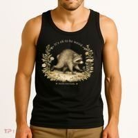 Jimothy From Seattle It’s OK To Be Weird Funny Raccoon Tank Top thumb 3