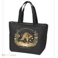 Jimothy From Seattle It’s OK To Be Weird Funny Raccoon Tote Bag thumb 3